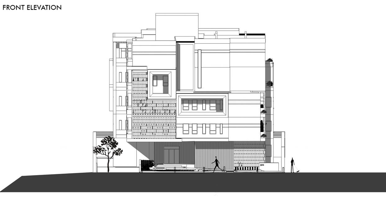 Architecture design | Mecca Residence , Saif Mourad Creations Saif Mourad Creations Modern Houses elevation design