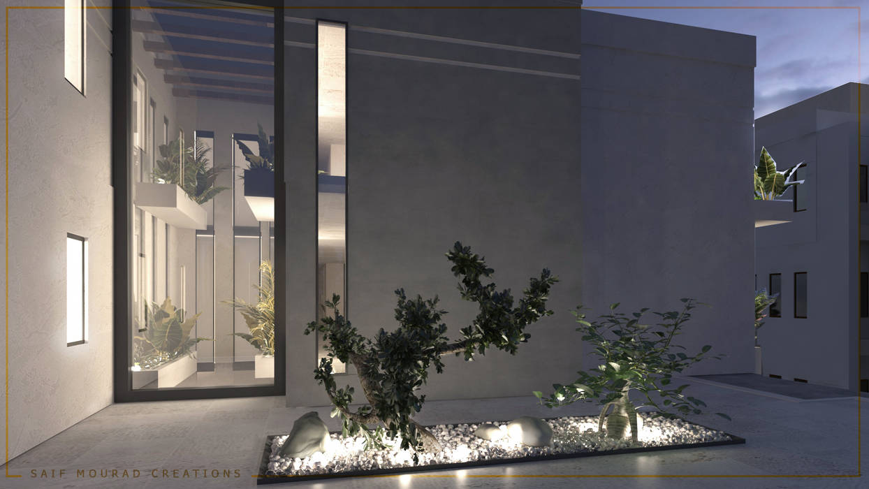 Architecture design | Mecca Residence , Saif Mourad Creations Saif Mourad Creations منازل