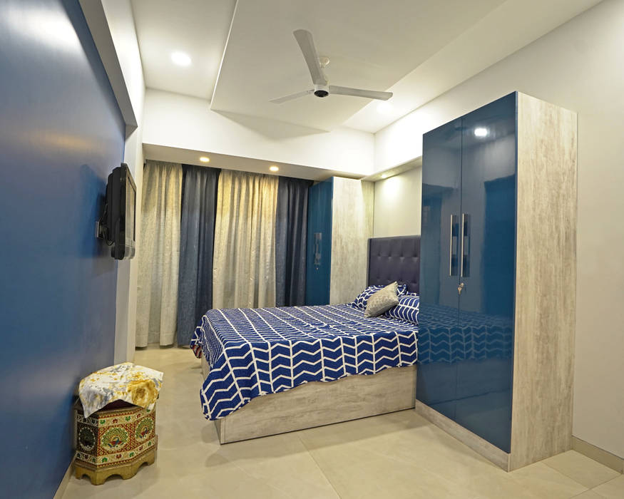 Jayant Sapphire, Mumbai, HomeLane.com HomeLane.com 남아 침실