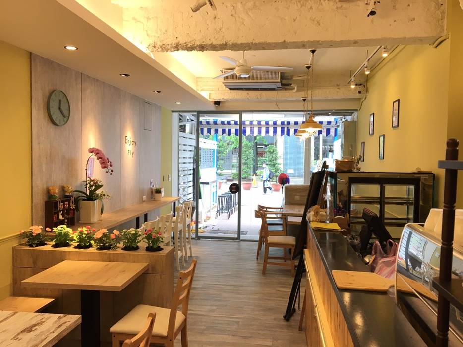 淡水想啡咖啡廳, 捷士空間設計 捷士空間設計 商业空间 餐廳