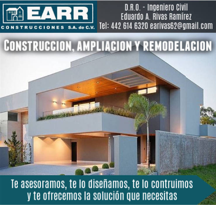 DRO, EARR CONSTRUCCIONES, S.A. DE C.V. EARR CONSTRUCCIONES, S.A. DE C.V. Multi-Family house