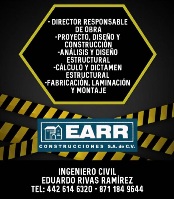 D.R.O. EARR CONSTRUCCIONES, S.A. DE C.V. Casas de estilo minimalista