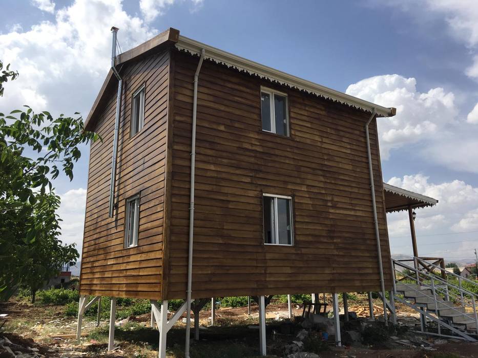 Gölbaşı yapipan sip panel ev villa yönlendirilmiş yonga levha ahşap