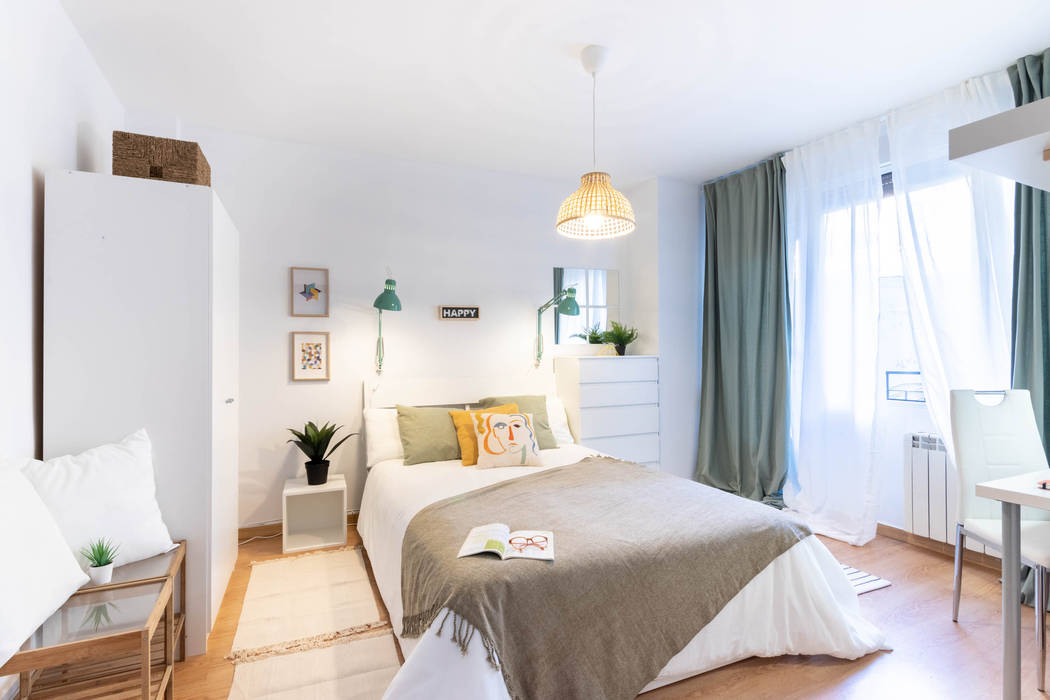 Decoración de un piso de estudiantes en alquiler en Bilbao, Home Staging Bizkaia Home Staging Bizkaia