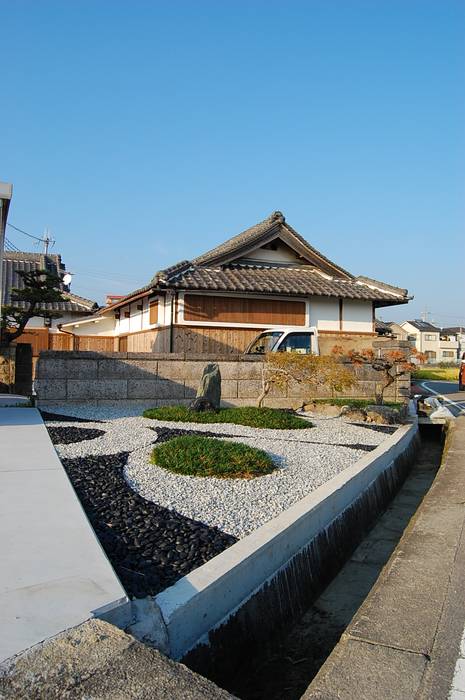 和歌山の古民家, 岩井文彦建築研究所 岩井文彦建築研究所 Zen garden