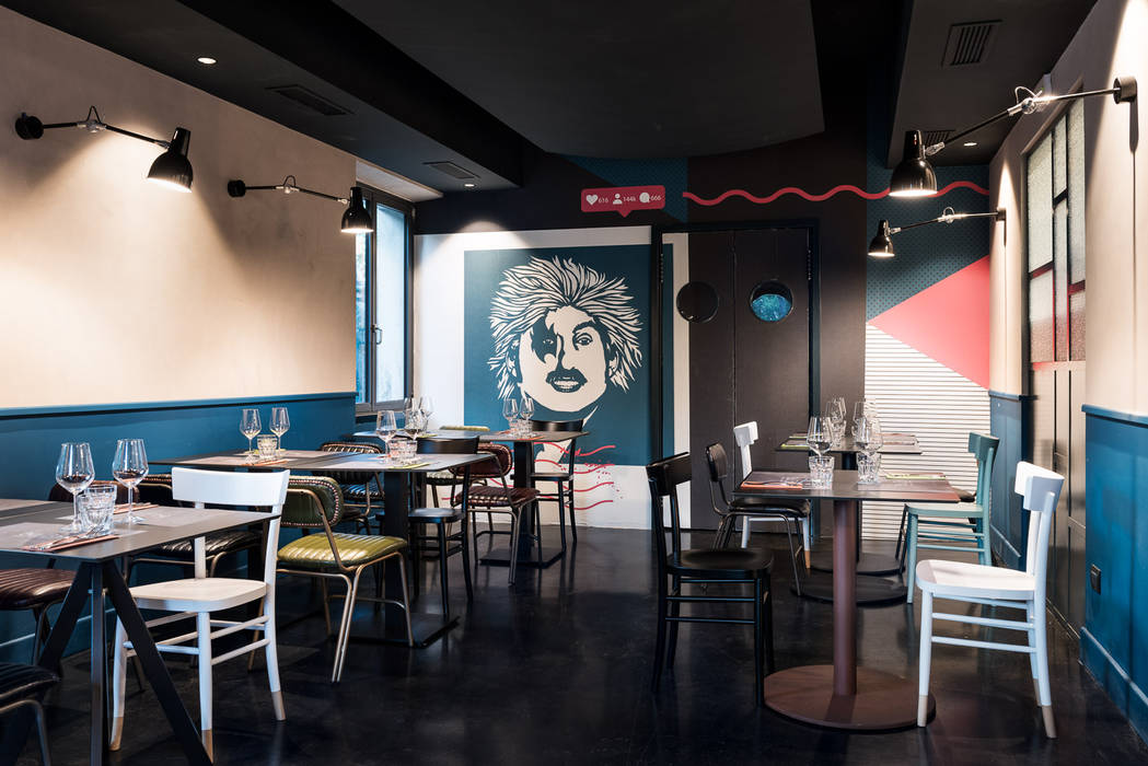 Casa del Jazz - Bo.Bo Bistrot, Studio gamp! Studio gamp! غرفة السفرة