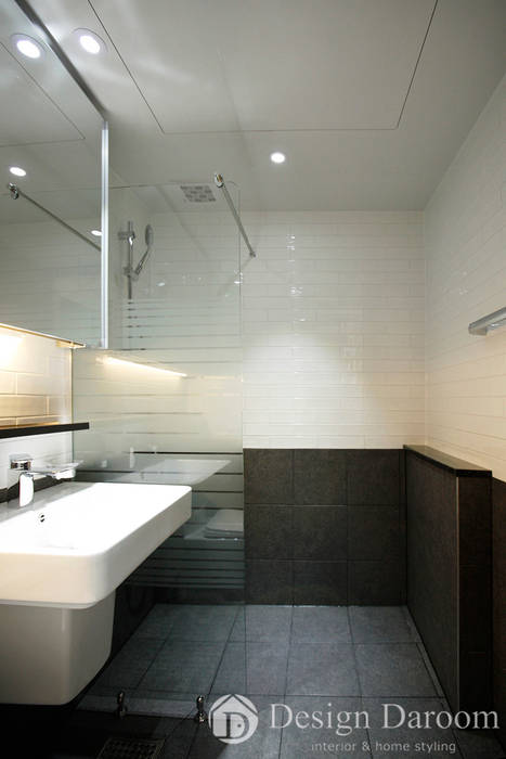 광장동 현대파크빌 25py 욕실 Design Daroom 디자인다룸 모던스타일 욕실