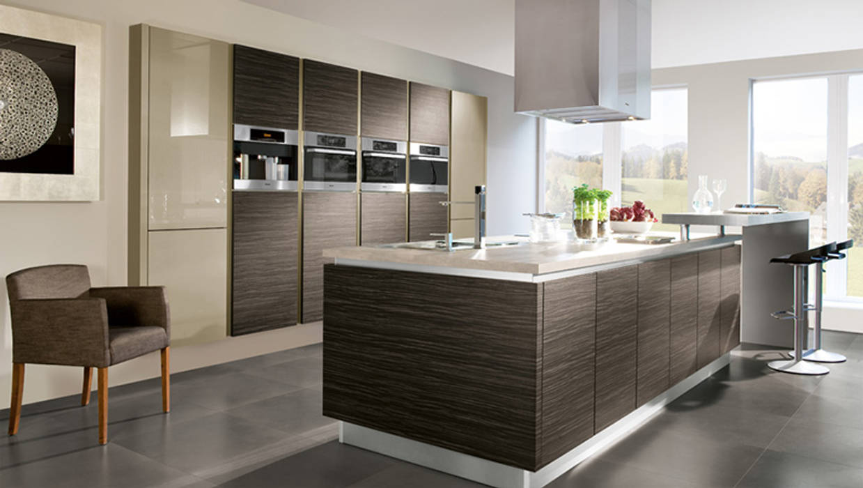 Melawood 2mm impact kitchen with quartz tops by atlas kitchens modern ...