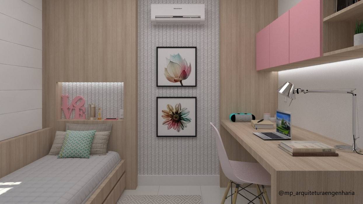 Quarto De Menina Adolescente Mp Arquitetura E Design Homify