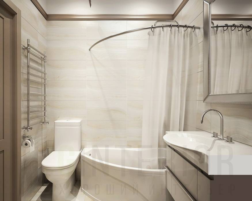 Дизайн проект виллы в Ницце, Дизайн студия "Хороший интерьер" Дизайн студия 'Хороший интерьер' Classic style bathroom