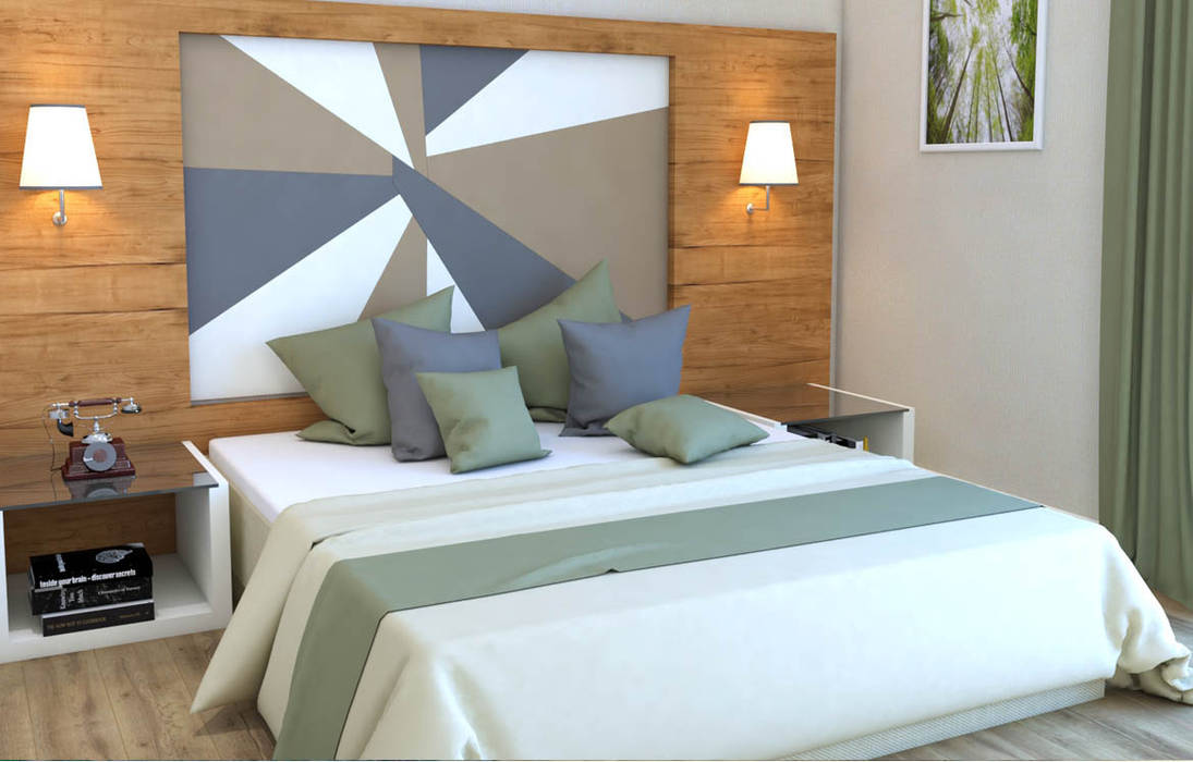 Yatak odası kalya i̇ç mimarlık \ kalya interıor desıgn modern ahşap