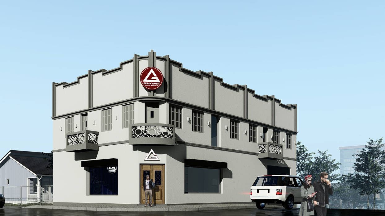 GRACIE BARRA JIU-JITSU, Serra arquitetos Serra arquitetos Commercial spaces Offices & stores