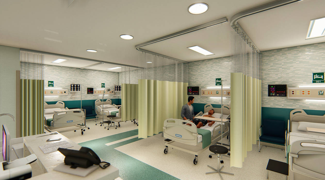 HOSPITAL GENERAL DE SUBZONA NO.2 DE COZUMEL, QUINTANA ROO., Grupo Artedi Grupo Artedi Commercial spaces کنکریٹ Clinics