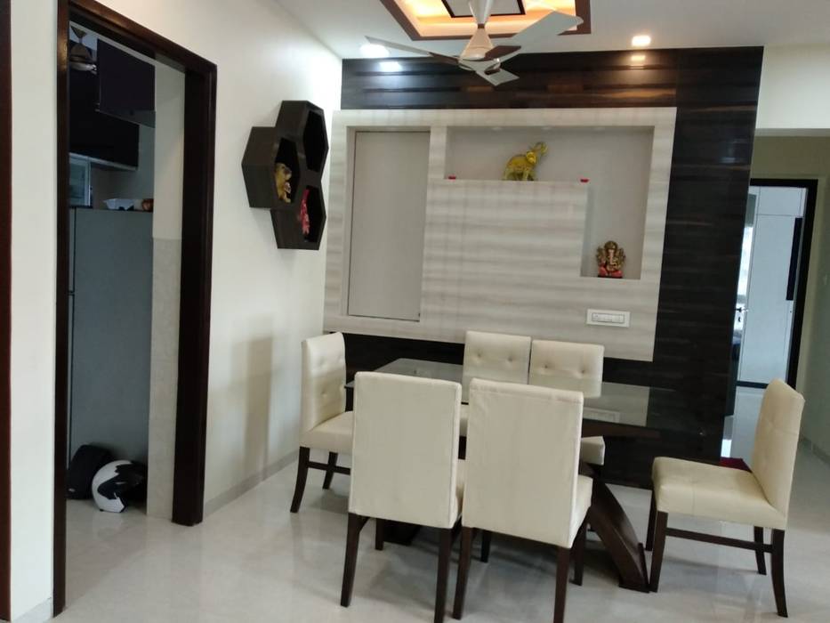 Seema Kandivali east 2bhk, Clickhomz Clickhomz Столовая комната в классическом стиле