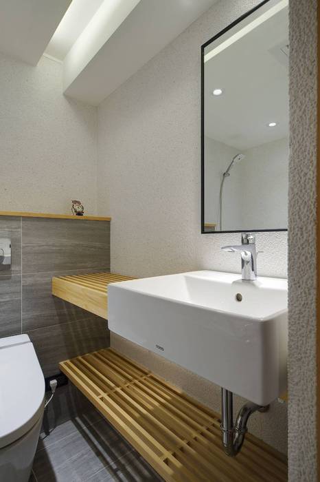 簡單乾淨的衛浴空間 直方設計有限公司 Asian style bathrooms