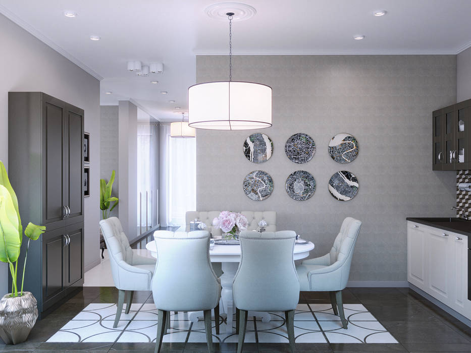 «Cream dream», Wide Design Group Wide Design Group Classic style dining room