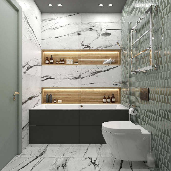 «Harmony», Wide Design Group Wide Design Group Scandinavian style bathroom