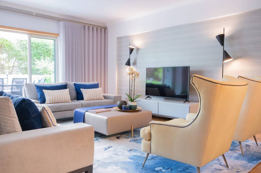 PORTFOLIO 2020, CLINT LEWIS DESIGNS CLINT LEWIS DESIGNS Modern living room clint lewis designs,lisbon portugal