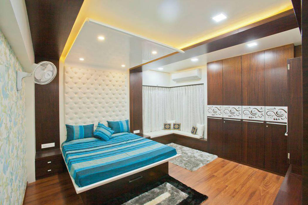 Mr Jerin Konikara | 2BHK | Full Furnished Home, Homagica Services Private Limited Homagica Services Private Limited Modern style bedroom Beds & headboards