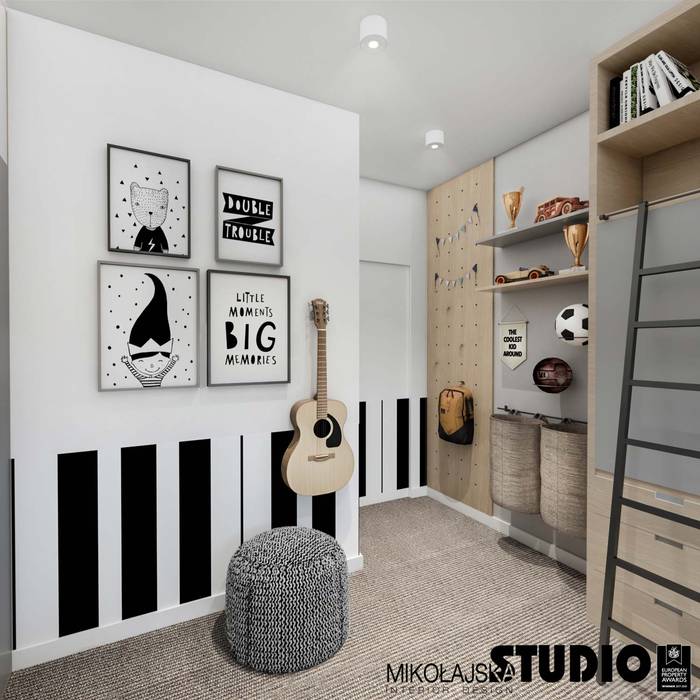 WROCŁAWSKIE 2-LEVEL, MIKOŁAJSKAstudio MIKOŁAJSKAstudio ห้องนอนเด็ก