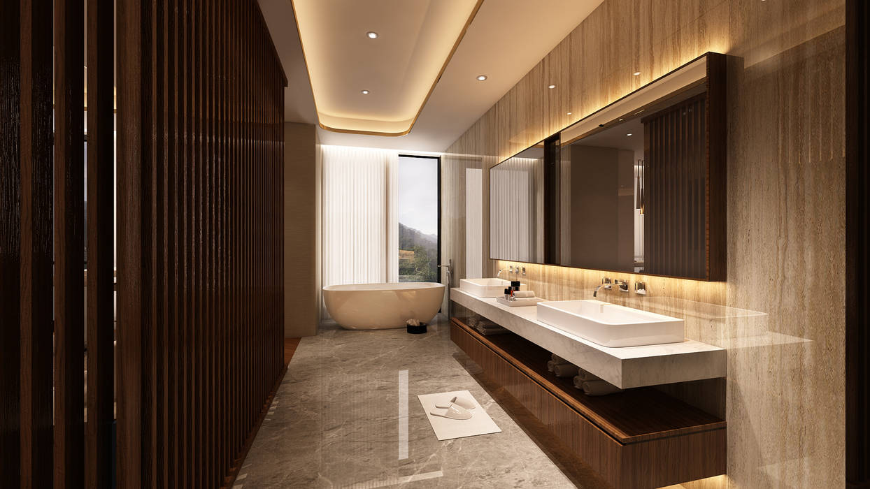 Suite Penthouse Geneva, Alpha Details Alpha Details Salle de bain classique