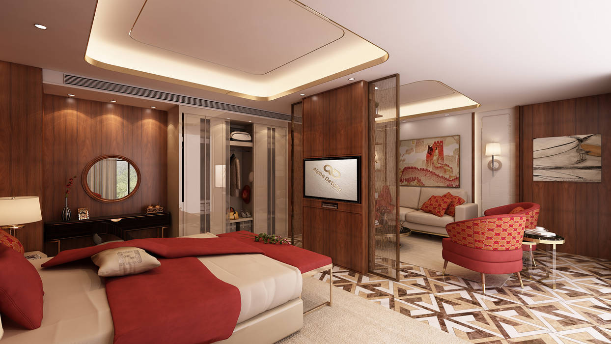 Modern style bedroom by Alpha Details Modern