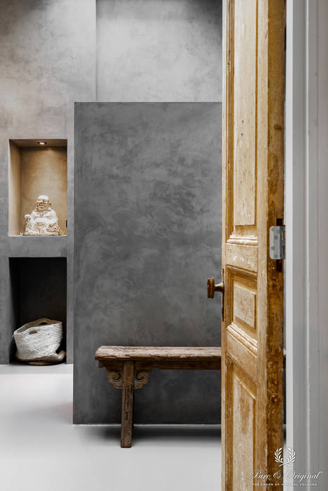 Oyster Grey Marrakech Walls Pure & Original Industriële badkamers