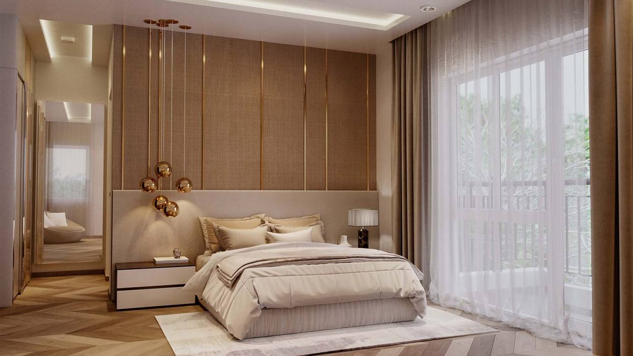 Master Bedroom De Panache - Interior Architects Modern Bedroom