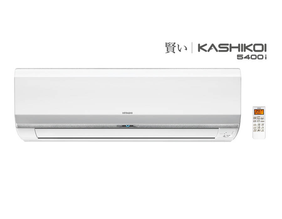Inverter Split AC Johnson Control-Hitachi Air Conditioning India Limited Small bedroom Iron/Steel White