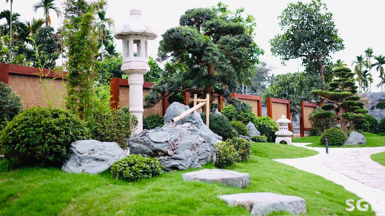 Thiết Kế Sân Vườn Nhật Zen'flowe, SGL LANDSCAPE ARCHITECTURE CO.,LTD SGL LANDSCAPE ARCHITECTURE CO.,LTD Zen garden