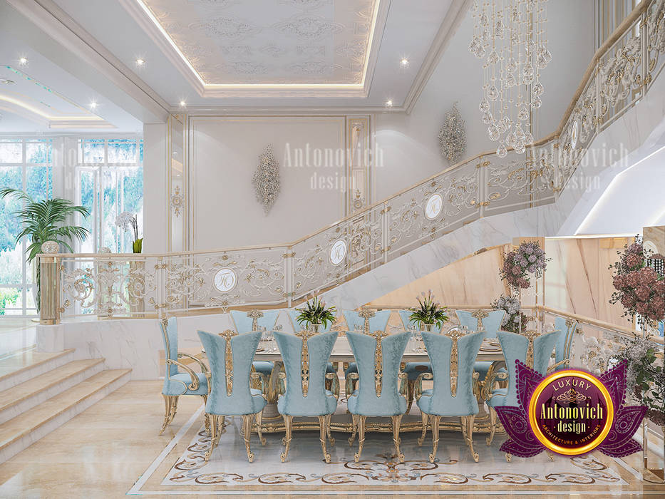 How To Decorate A Luxurious Royal Dining Room, Luxury Antonovich Design Luxury Antonovich Design