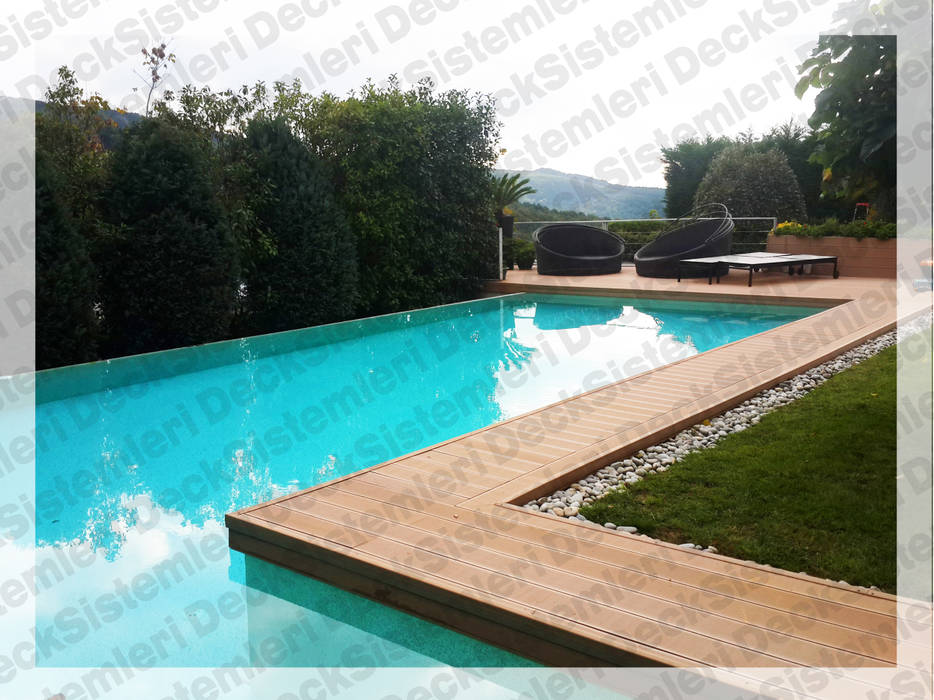 Havuz Kenarı l Bahçe l Balkon l Teras , Deck Sistemleri Deck Sistemleri Modern pool Wood-Plastic Composite