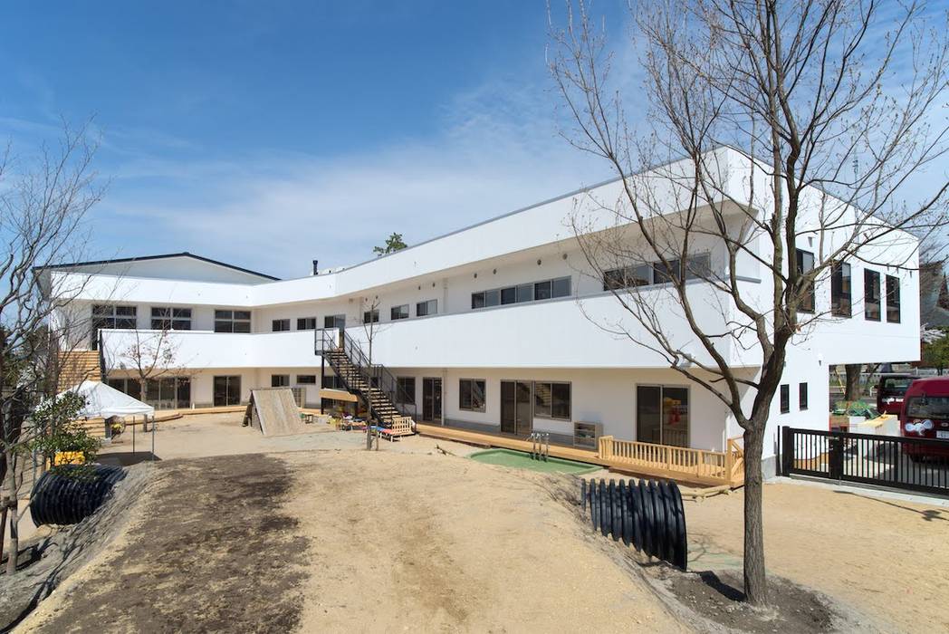 とうみょうこども園, 一級建築士事務所あとりえ 一級建築士事務所あとりえ Habitaciones para niños de estilo asiático