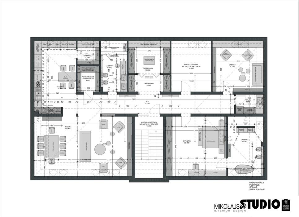 Apartament na strychu, MIKOŁAJSKAstudio MIKOŁAJSKAstudio Paredes y pisos industriales