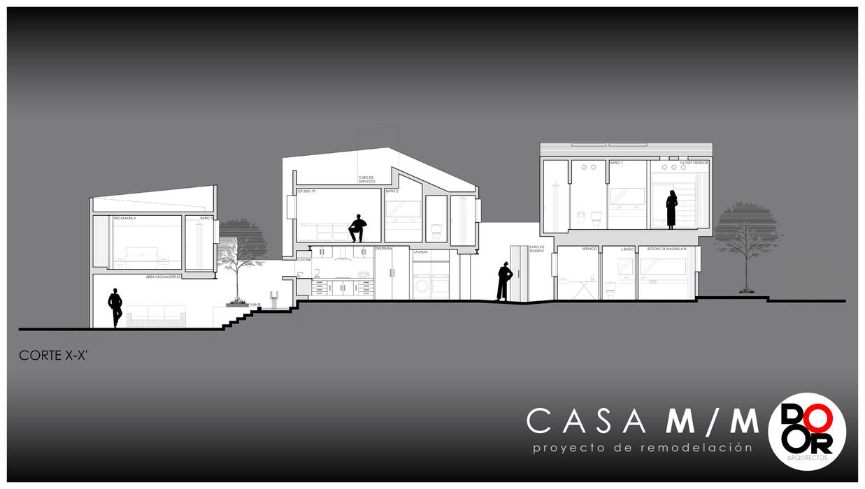 CASA M/M, DOOR arquitectos DOOR arquitectos Minimalistische Häuser
