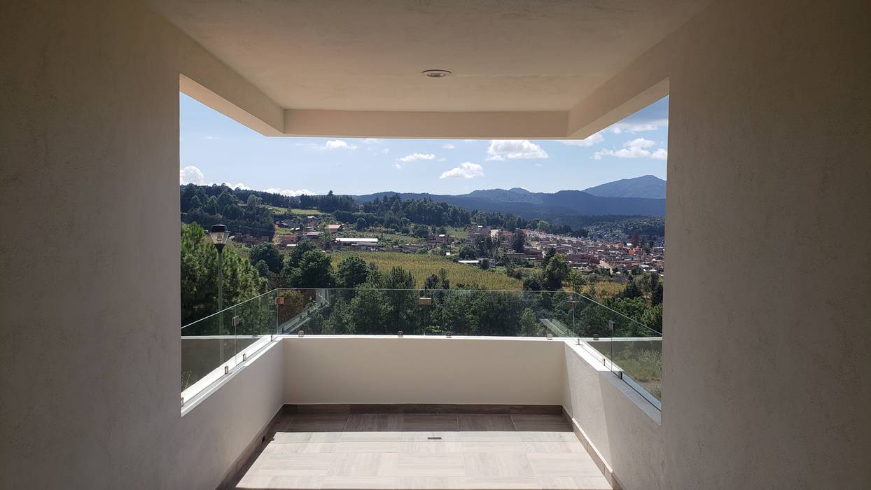 Casa VS-02, EM Arquitectura EM Arquitectura Balcony Wood Wood effect