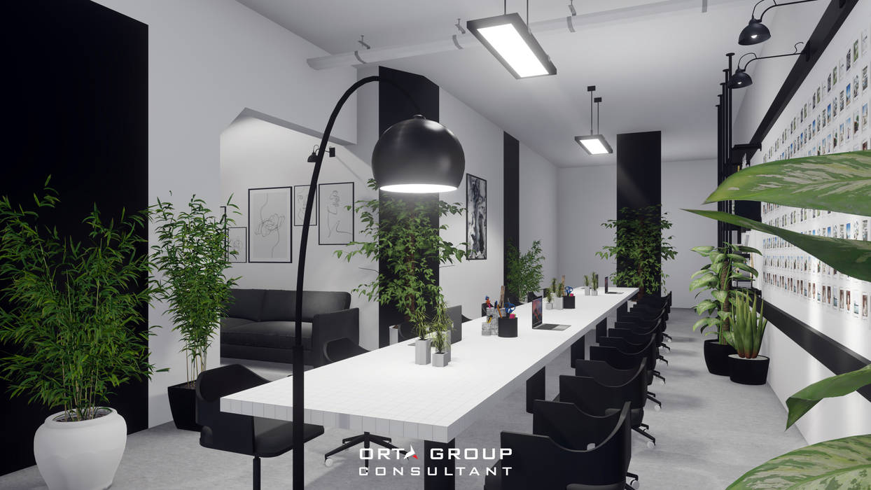 Reijn office, ORTA Visual ORTA Visual Minimalst style study/office