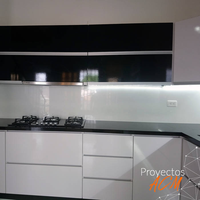 Cocina Moderna, ANDRES COCINAS Y MARMOL S.A.S. ANDRES COCINAS Y MARMOL S.A.S. Built-in kitchens