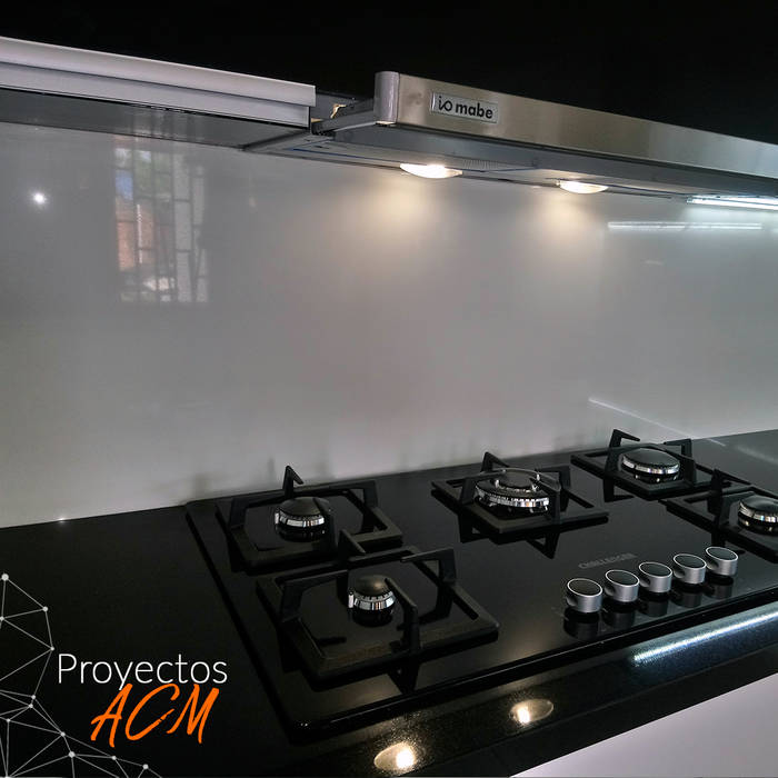 Cocina Moderna, ANDRES COCINAS Y MARMOL S.A.S. ANDRES COCINAS Y MARMOL S.A.S. Dapur built in