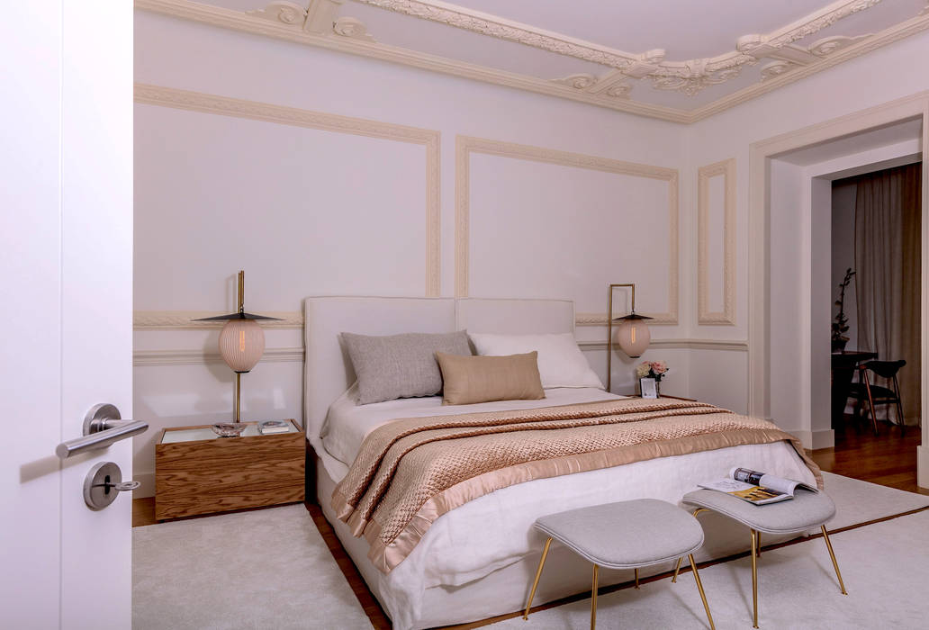 LISBOA - MARQUES DO POMBAL, FEMMA Interior Design FEMMA Interior Design Modern style bedroom
