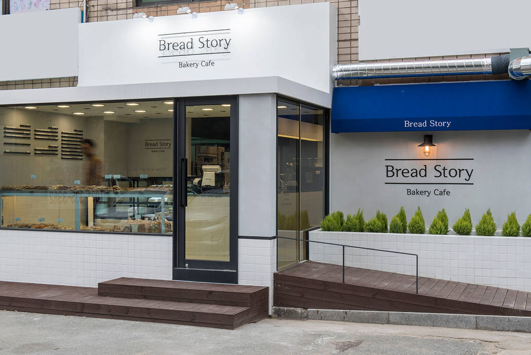 빵 이야기｜Retail, 므나 디자인 스튜디오 므나 디자인 스튜디오 Commercial spaces Commercial Spaces