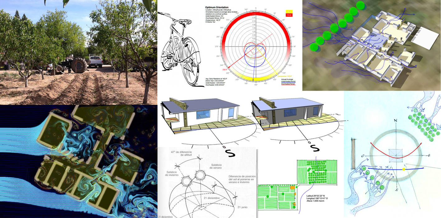 CASA BIOCLIMATICA EN EL CAMPO CICLOS BIOCLIMATICA Casas de campo SUSTENTABLE,BIOCLIMATICA,SOSTENIBLE,RANCHO,CAMPO