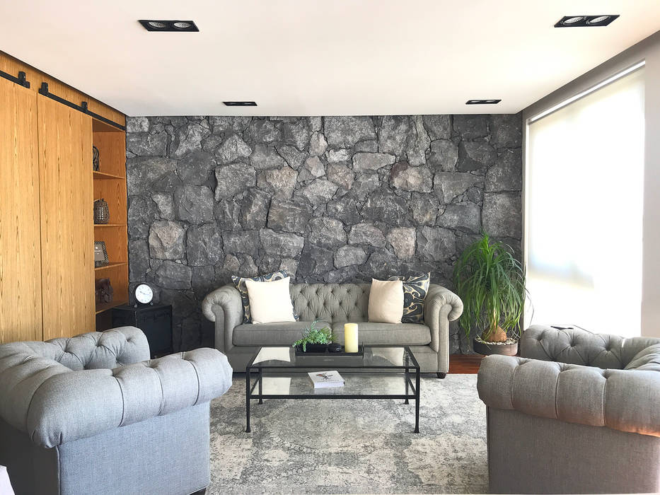 Departamento Bosque Real, Urbyarch Arquitectura / Diseño Urbyarch Arquitectura / Diseño Classic style living room
