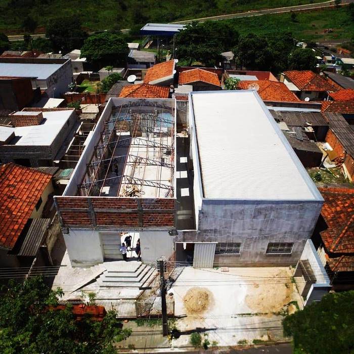 Capela Nossa Senhora de Guadalupe, SR PRUDENTE ENGENHARIA E ARQUITETURA LTDA SR PRUDENTE ENGENHARIA E ARQUITETURA LTDA Espacios comerciales Edificios de Oficinas