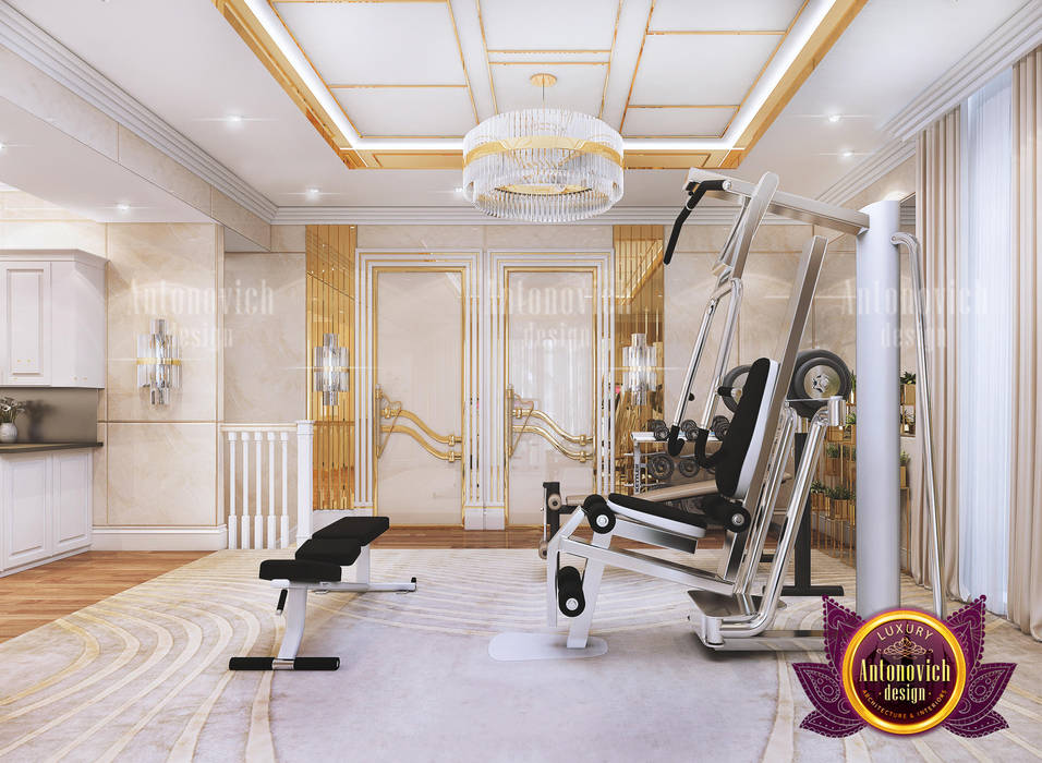 Get Motivated by This Luxury Home Gym, Luxury Antonovich Design Luxury Antonovich Design
