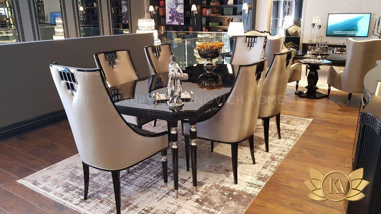 Beauty and Luxury: Dining Room Set by KA Furniture, Luxury Antonovich Design Luxury Antonovich Design