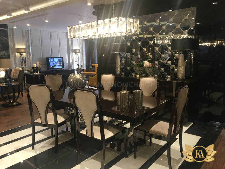 Beauty and Luxury: Dining Room Set by KA Furniture, Luxury Antonovich Design Luxury Antonovich Design