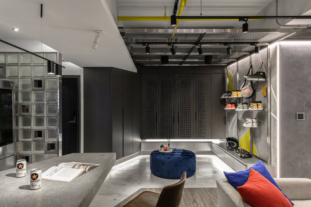Living area 湜湜空間設計 现代客厅設計點子、靈感 & 圖片