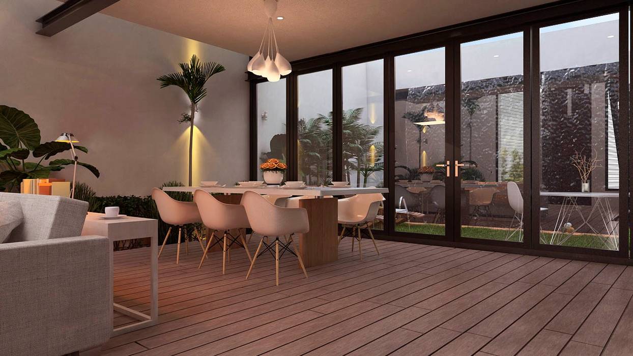 Residencia Nissi, AR216 AR216 Modern dining room