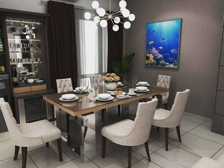 Design Dining Room Maxx Details Ruang Keluarga Modern Accessories & decoration